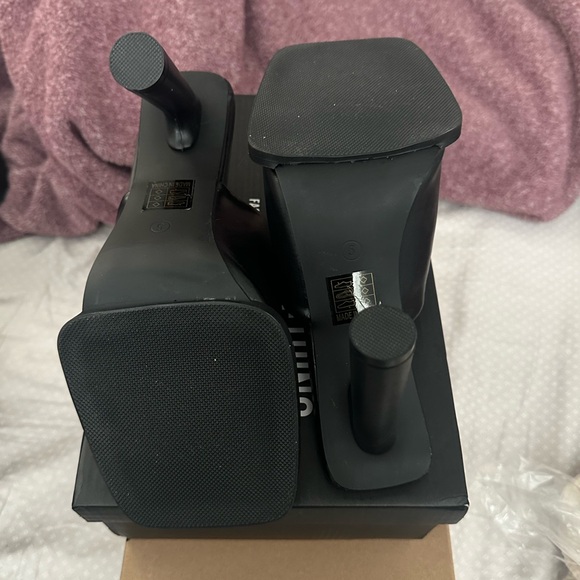 NWT pretty little thing high heels square toe size 7 - Picture 5 of 9